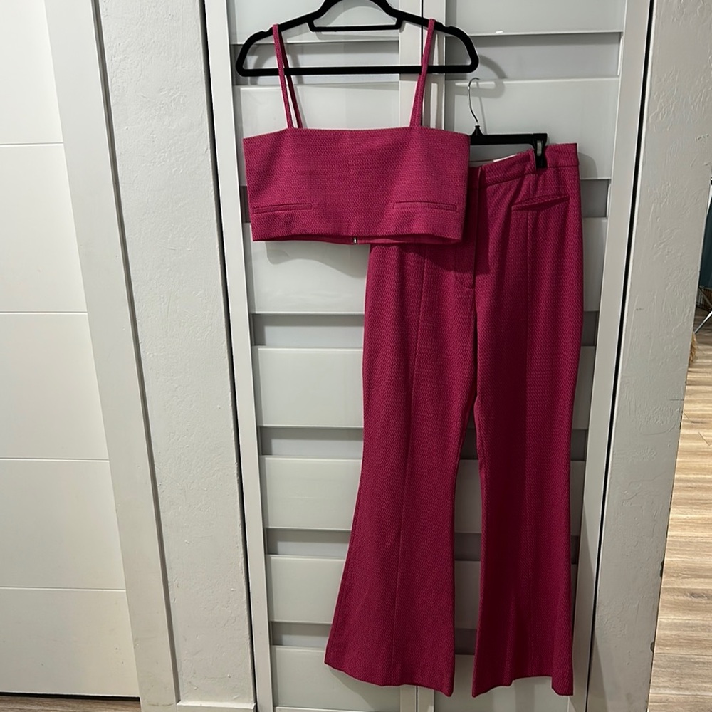 Alexis Pink Flare Pants Jumpsuit